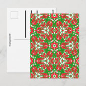 Carte Postale Flèches rouges, blanches et vertes (Devant / Derrière)