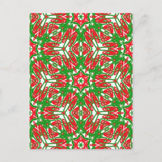 Carte Postale Flèches rouges, blanches et vertes (Devant)