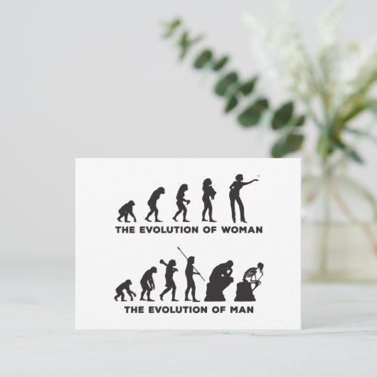 Carte Postale fléchettes (Debout devant)