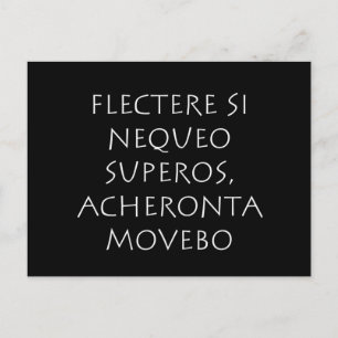 Carte Postale Flectere si nequeo superos Acheronta movebo
