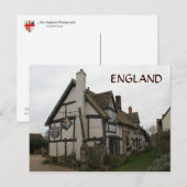 Carte Postale Fleece Inn Pub (Devant / Derrière)