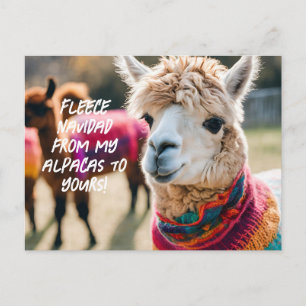 Carte Postale Fleece Navidad ! Aplaca