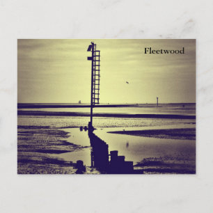 Carte Postale Fleetwood Beach & Wyre Light