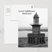 Carte postale Fleetwood Lower Lighthouse (Devant / Derrière)