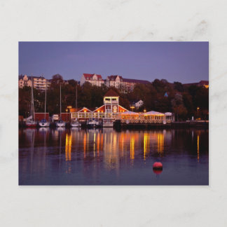 Carte Postale Flensburg port centre ville centre nord Allemagne 