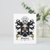 Carte Postale Fletcher Family Crest (Debout devant)