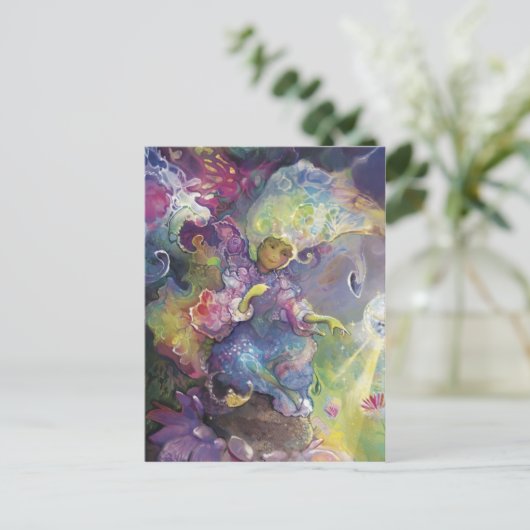 Carte Postale Fleur (Debout devant)