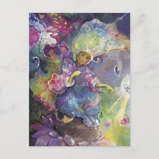 Carte Postale Fleur (Devant)