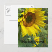 Carte Postale fleur (Devant / Derrière)