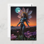 Carte Postale Fleur (Devant / Derrière)