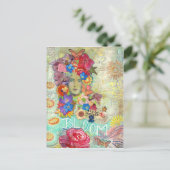 Carte Postale Fleur (Debout devant)