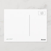 Carte Postale Fleur (Dos)