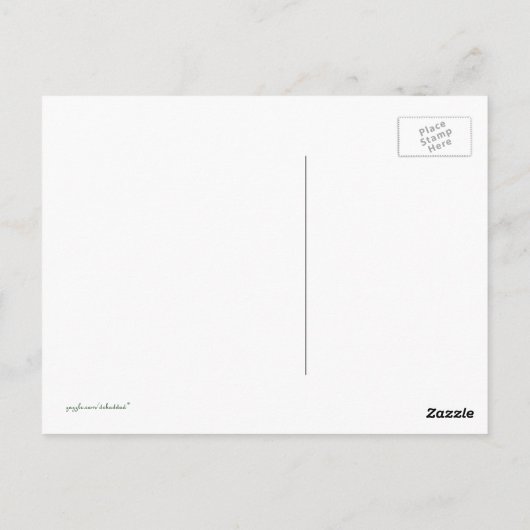 Carte Postale Fleur (Dos)