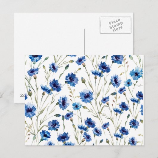 Carte Postale fleur (Devant / Derrière)