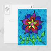 Carte Postale Fleur3 (Devant / Derrière)