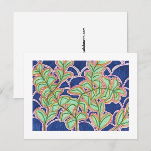 Carte Postale fleur-2012/02 (Devant / Derrière)