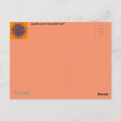 Carte Postale Fleur Abstraite (Dos)