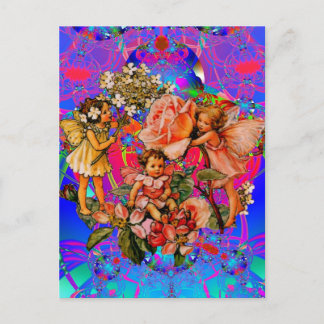 Carte Postale Fleur amis