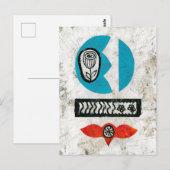 Carte postale Fleur apportée (Devant / Derrière)