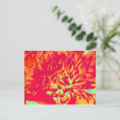Carte Postale Fleur Art numérique (Debout devant)