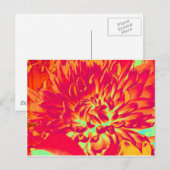 Carte Postale Fleur Art numérique (Devant / Derrière)