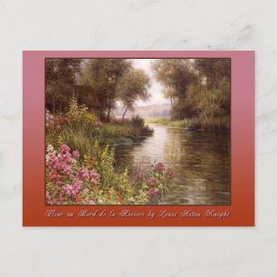 Carte Postale Fleur au Bord de la Rivière