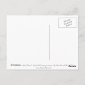 Carte Postale Fleur australienne d'oiseaux, Flore Tropicale Turq (Dos)