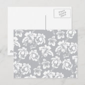 Carte Postale Fleur blanche hawaïenne de mariage (Devant / Derrière)