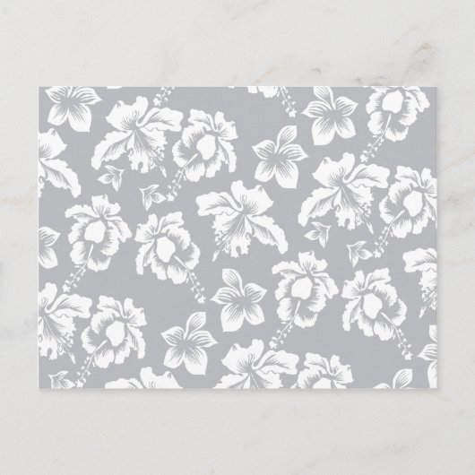Carte Postale Fleur blanche hawaïenne de mariage (Devant)