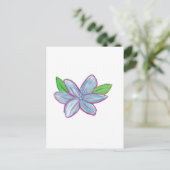 Carte Postale Fleur bleue (Debout devant)