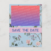 Carte Postale Fleur Bleue Antique (Devant)