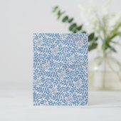 CARTE POSTALE FLEUR BLEUE ÉLÉGANTE (Debout devant)