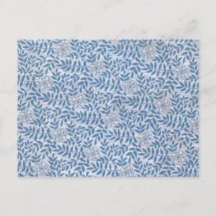 CARTE POSTALE FLEUR BLEUE ÉLÉGANTE