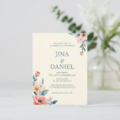 Carte Postale Fleur bouillante (Debout devant)