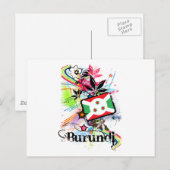Carte Postale Fleur Burundi (Devant / Derrière)