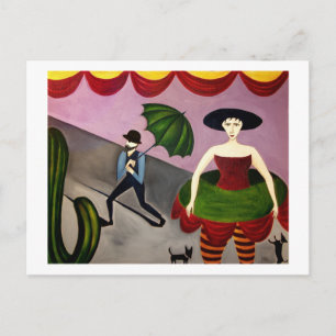 Carte Postale Fleur Cactus