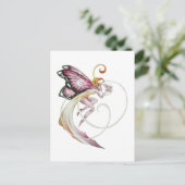 Carte Postale Fleur cerise (Debout devant)