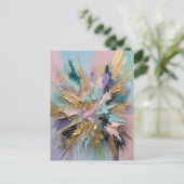 Carte Postale Fleur cosmique (Debout devant)