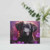 Carte Postale Fleur d'Amour Canine (Debout devant)