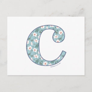Carte Postale Fleur d'anémone C