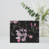 Carte Postale Fleur d'Apple en encre (Debout devant)