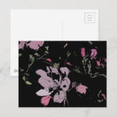Carte Postale Fleur d'Apple en encre (Devant / Derrière)
