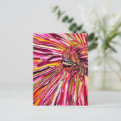 Carte Postale Fleur d'aquarelle Chrysanthemum (Debout devant)