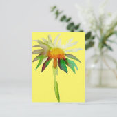 Carte Postale Fleur d'art moderne marguerite jaune (Debout devant)