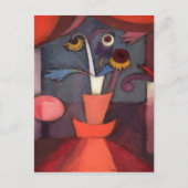 Carte Postale Fleur d'automne, , Cubisme et surréalisme (Devant)