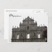 Carte Postale fleur de bâches (Devant / Derrière)