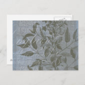 Carte Postale Fleur de Bleu I (Devant / Derrière)