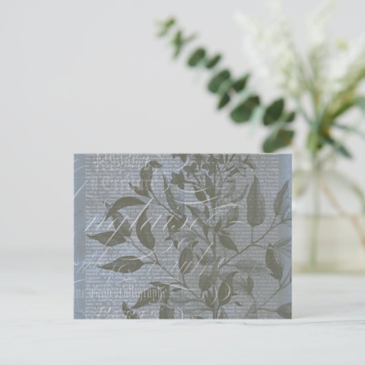 Carte Postale Fleur de Bleu I (Debout devant)