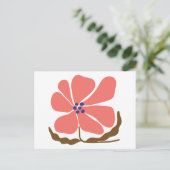 Carte Postale Fleur de Boho (Debout devant)