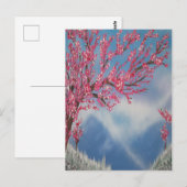 Carte Postale Fleur de cerise (Devant / Derrière)